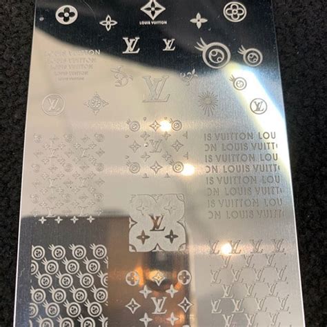 lv nail stamping plates|Amazon.com: Louis Vuitton Nail Stamp.